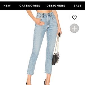 Agolde Riley Crop Jean